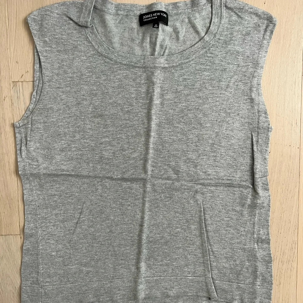 Jones New York Gray Tank